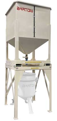 BARTON Garnet Abrasive Transfer Hopper